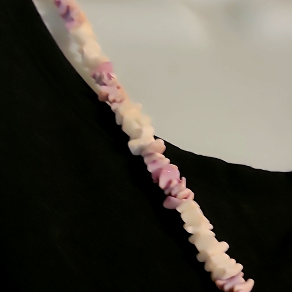 Shell Necklace - Purple Puka Shell - Picture 2 of 3